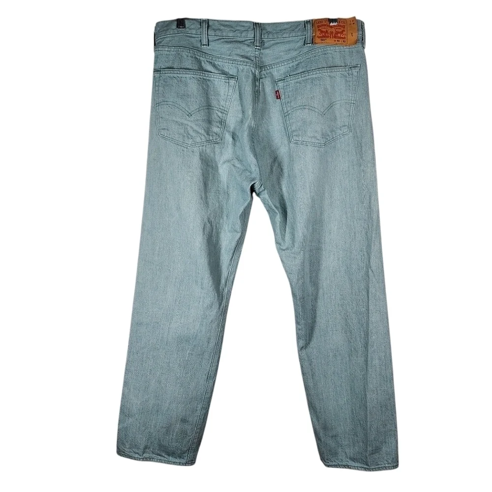 LEVI'S WHITE OAK CONE BUTTON FLY 5 POCKET DENIM JEANS